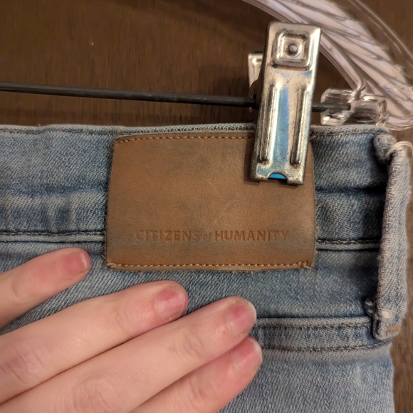 Citizens of Humanity Jeans Womens  Ella Mid Rise Crop Light Wash Size 31 - Picture 8 of 8